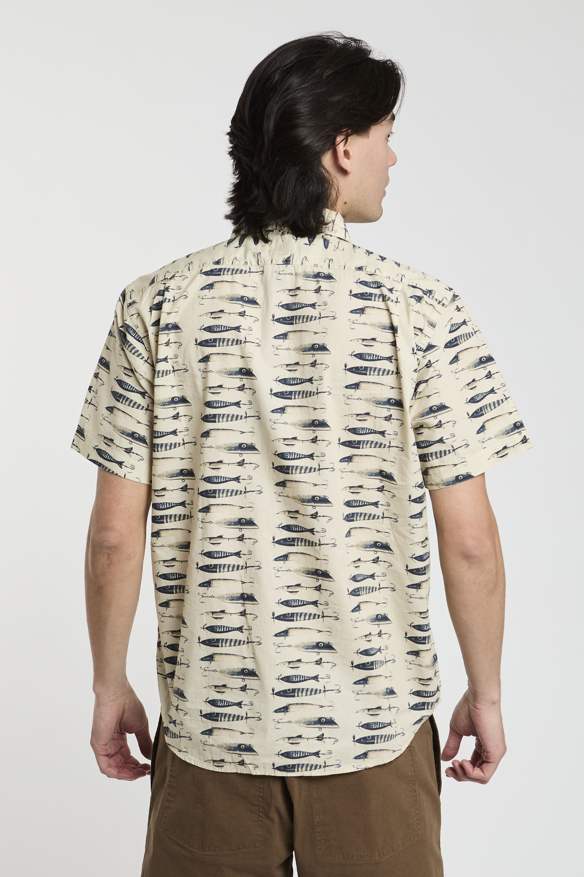 Filson Feather Cloth Shirt 100% Cotton Beige-6