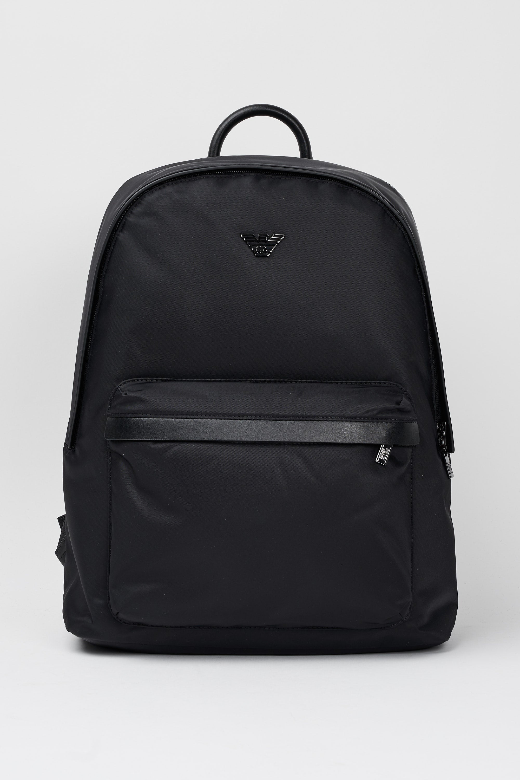 Emporio Armani Backpack Sustainability Values in Recycled Nylon Black-1