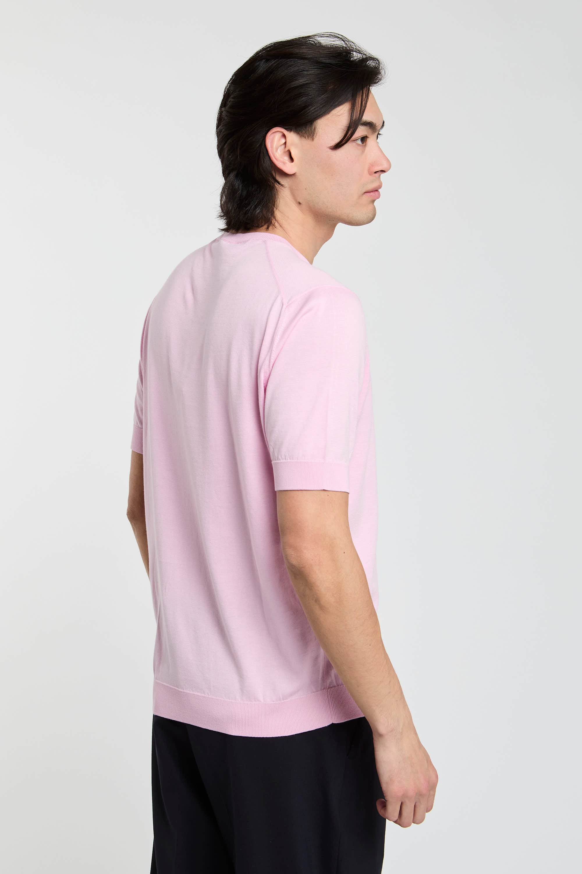 Filippo De Laurentiis Cotton T-shirt in Pink-5