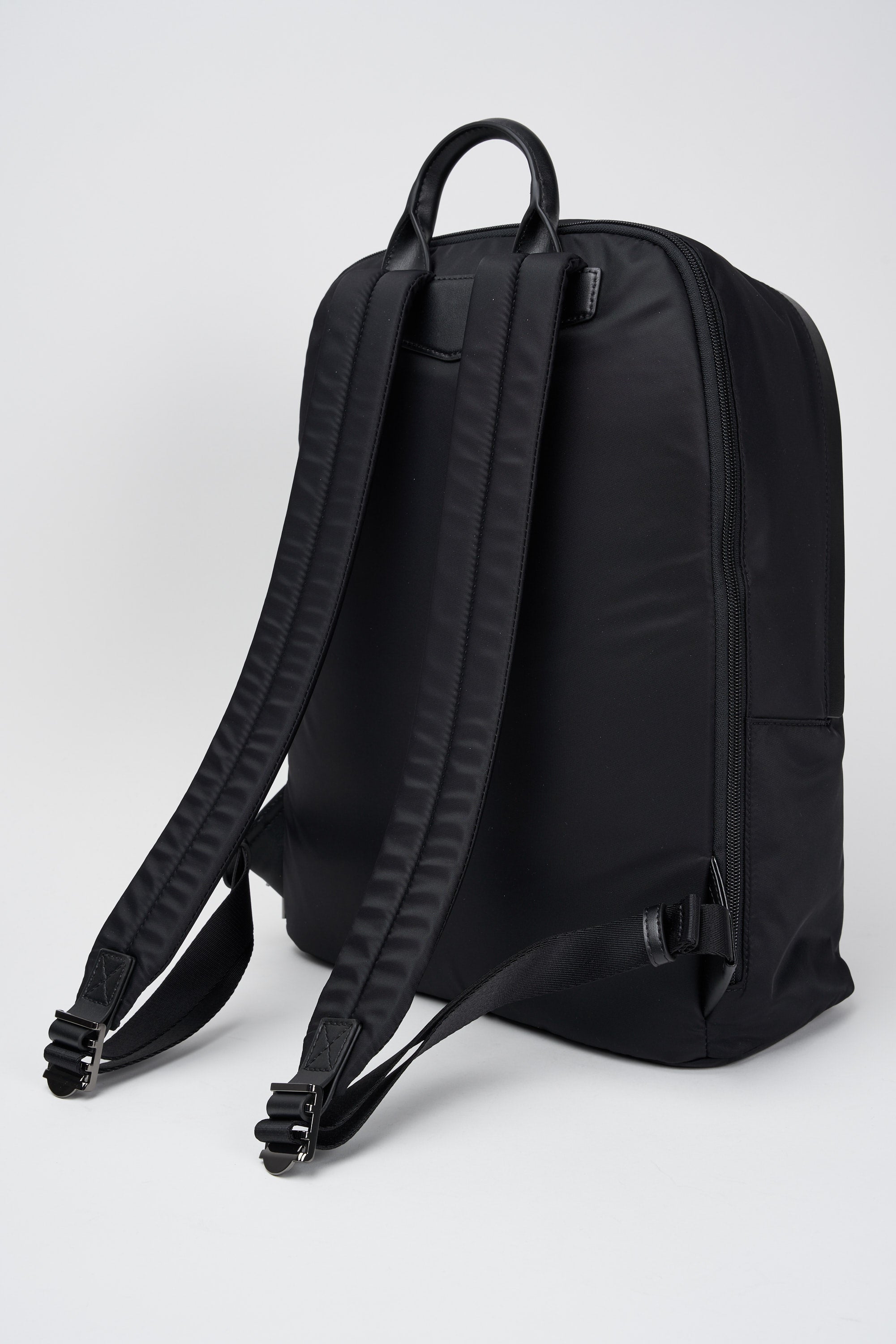 Emporio Armani Backpack Sustainability Values in Recycled Nylon Black-5