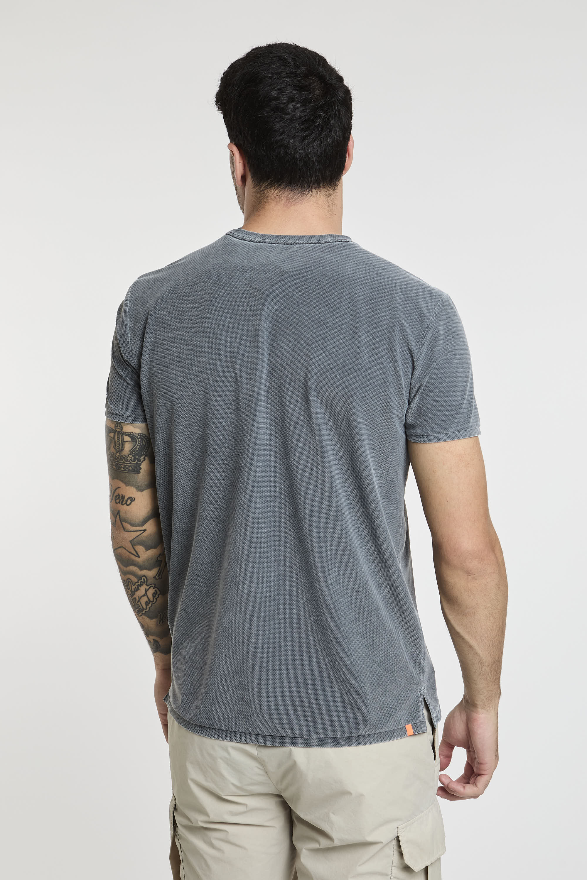 RRD Techno Wash Pique T-Shirt Grey in Polyamide/Elastane-5