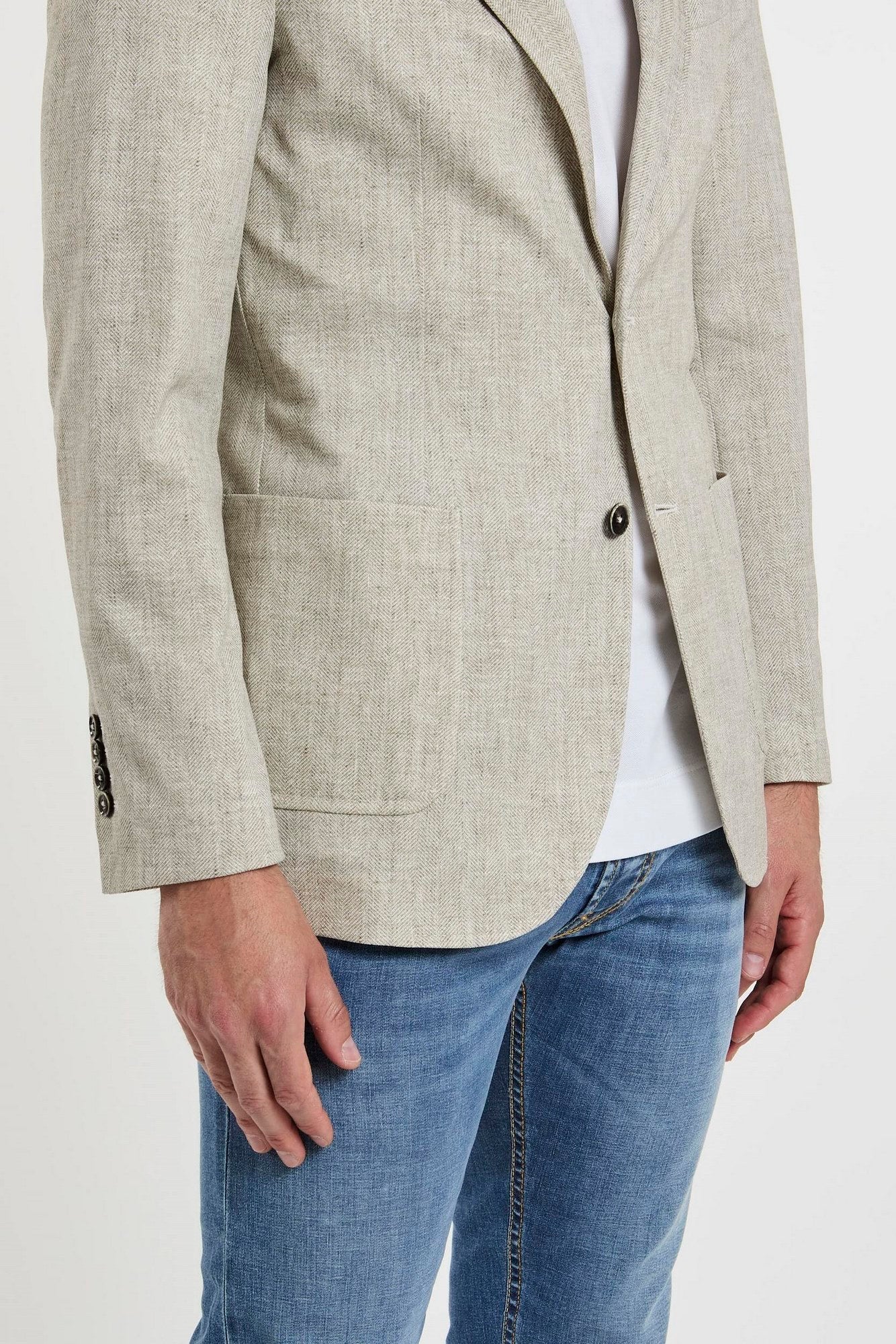 Circolo 1901 Cotton Jacket in Natural Beige-4