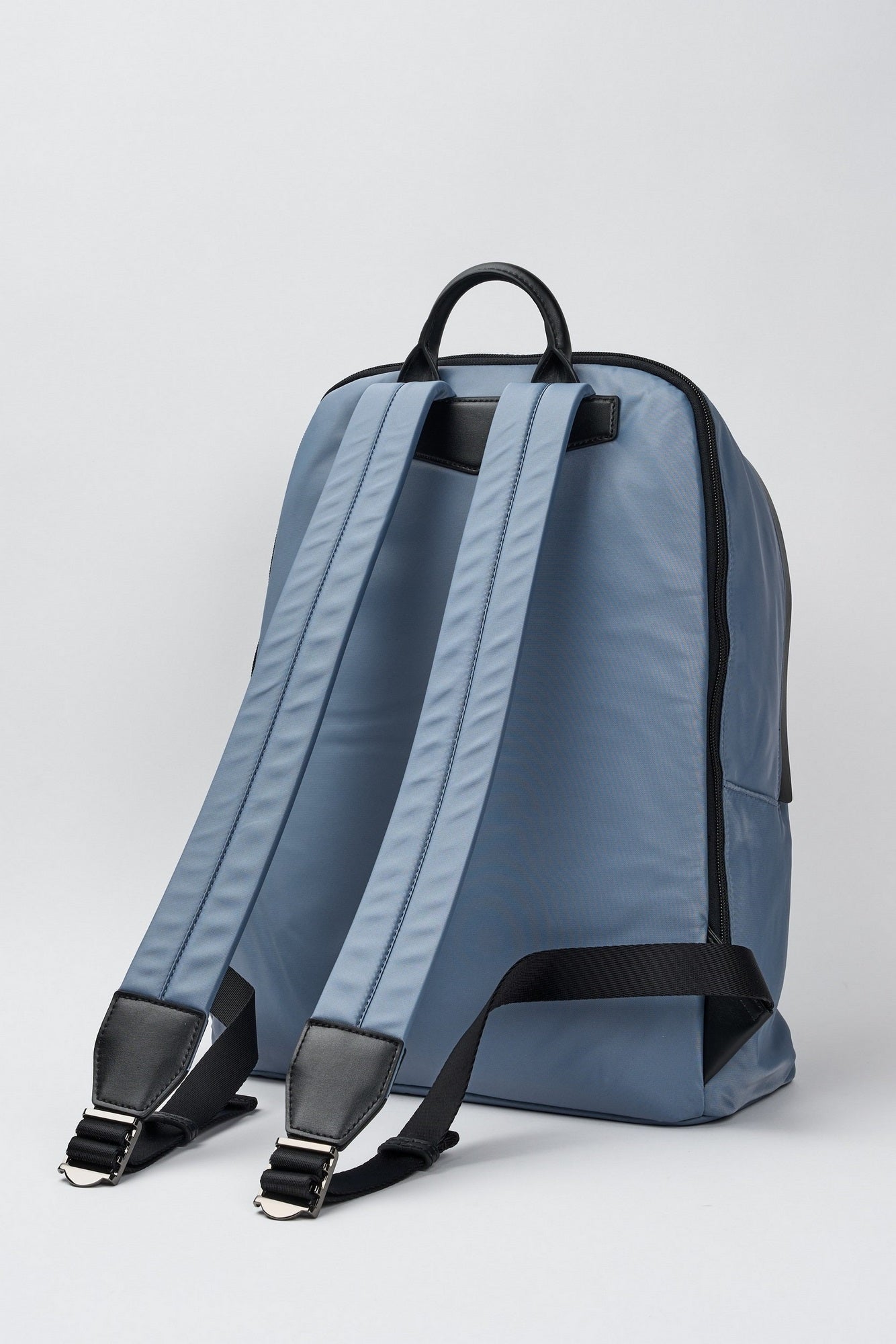 Emporio Armani Backpack Sustainability Values in Recycled Blue Nylon-3