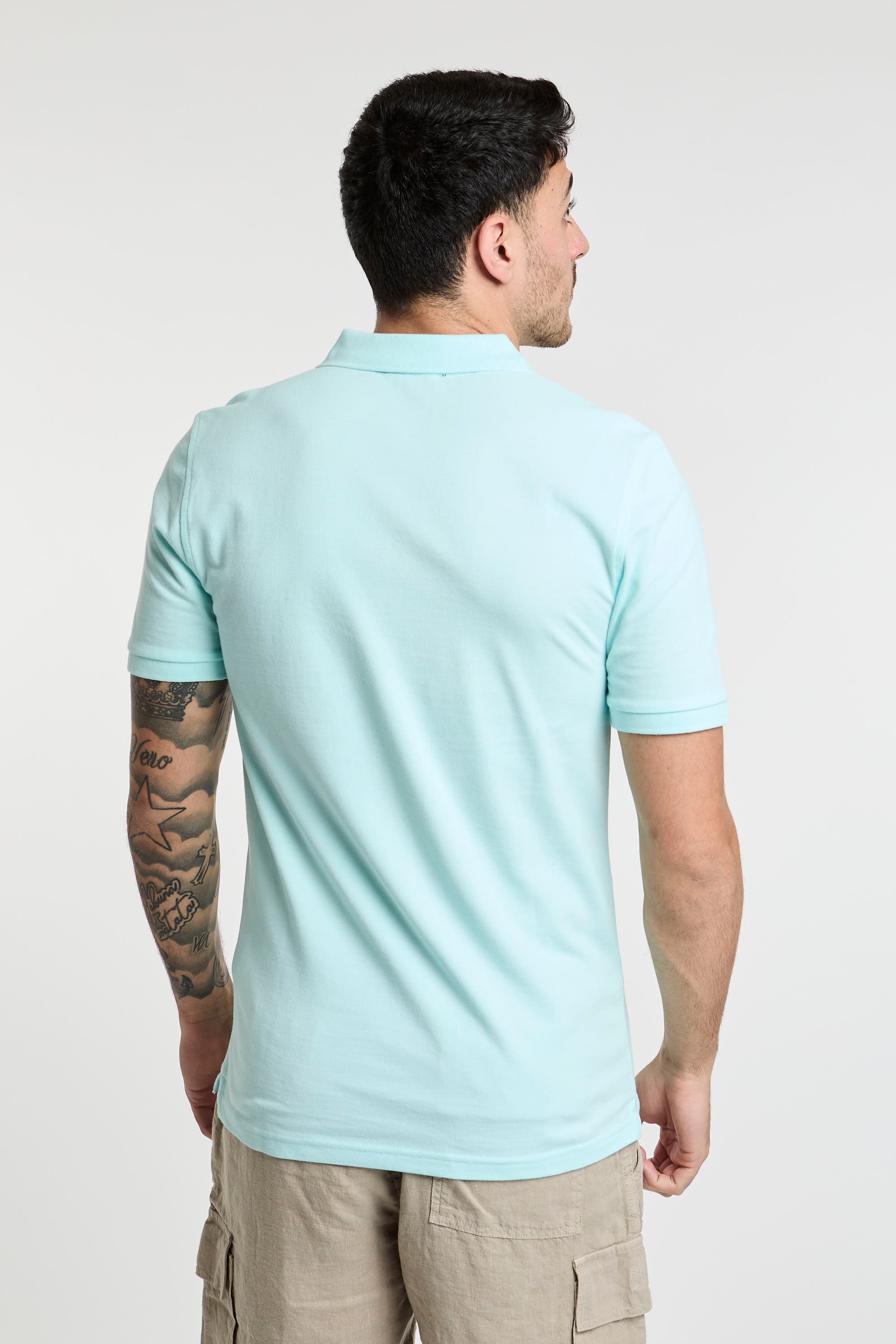 Vilebrequin Cotton Polo with Embroidered Chest Logo Green-6