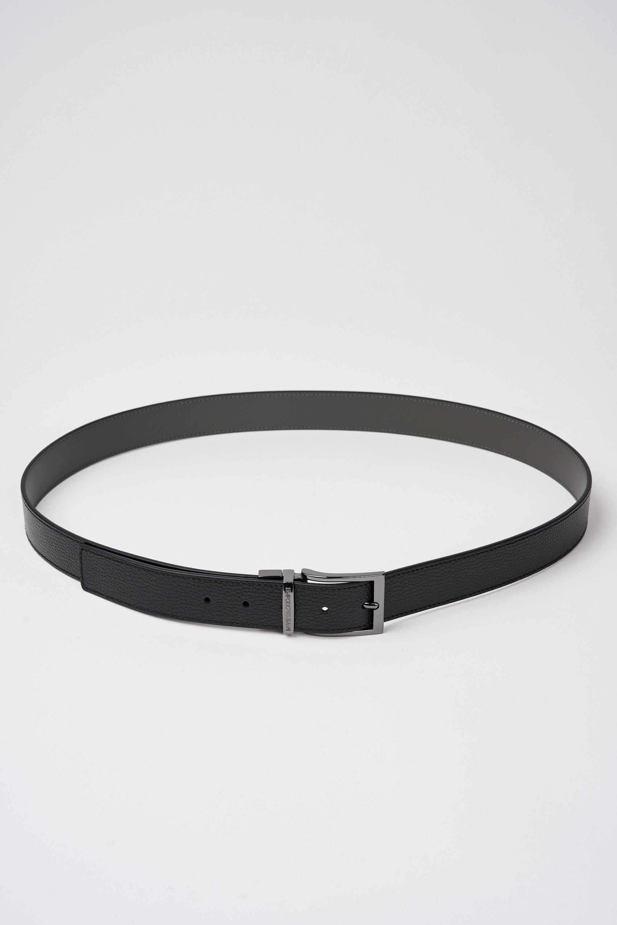 Emporio Armani Black Bovine Leather Belt-2