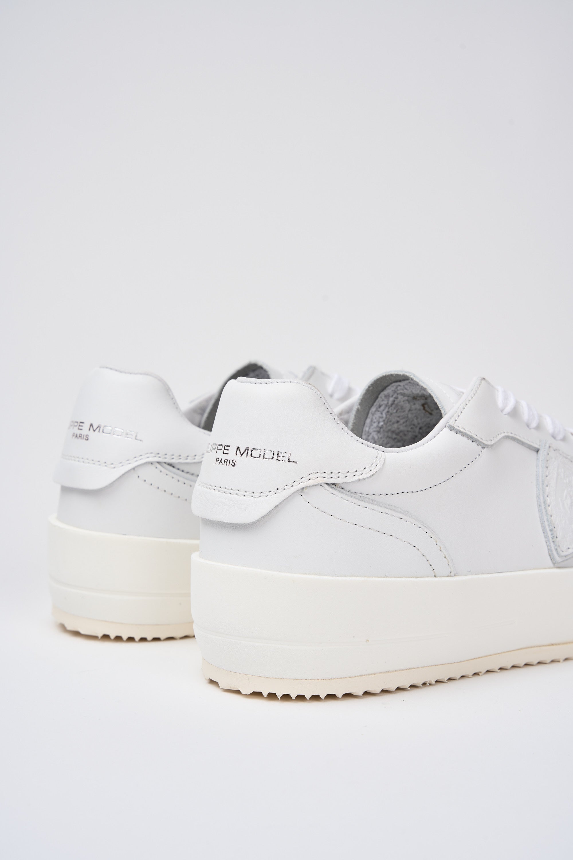Philippe Model Sneaker Nice in Leather White-4