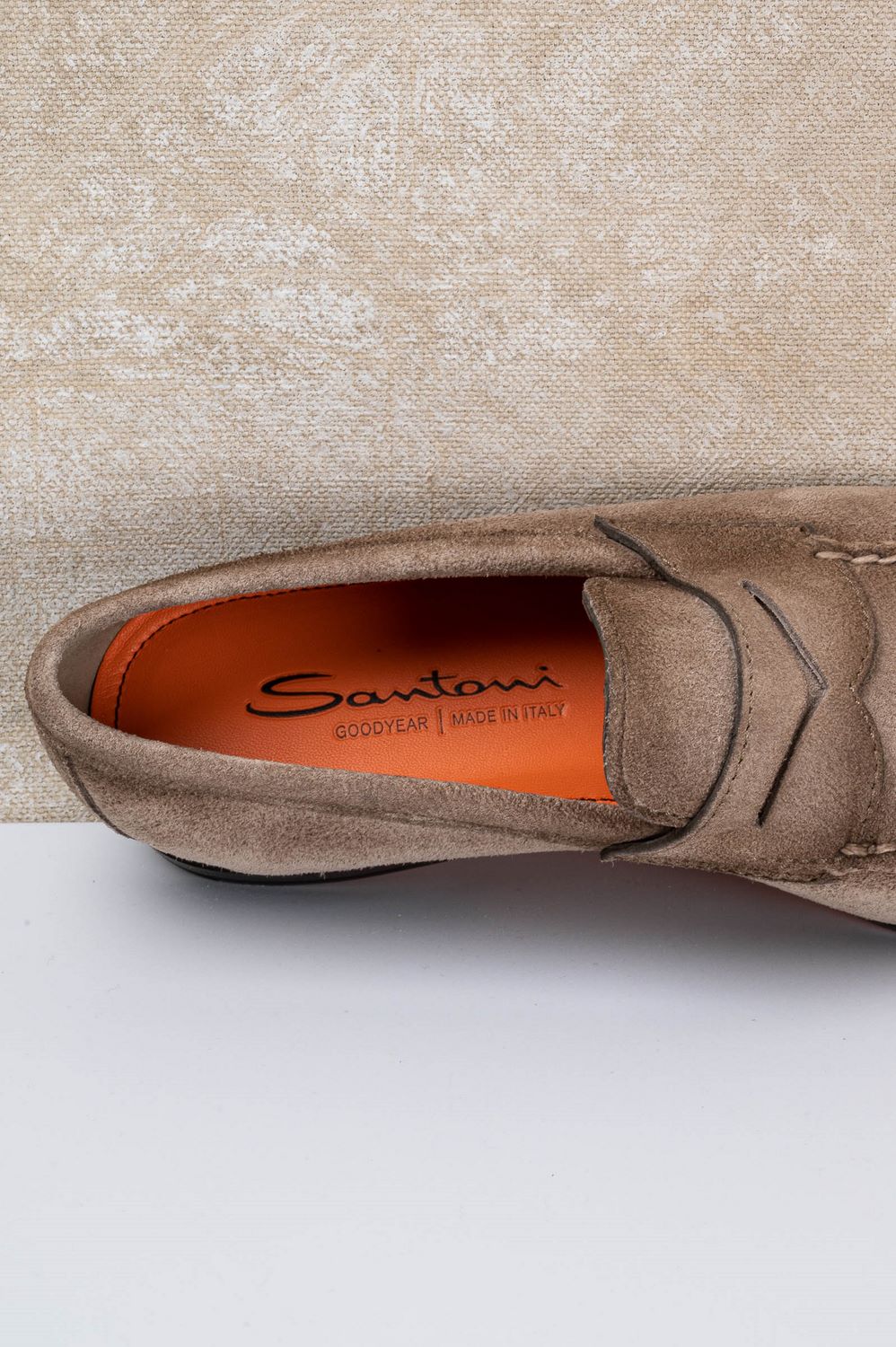 Suede penny loafer-3