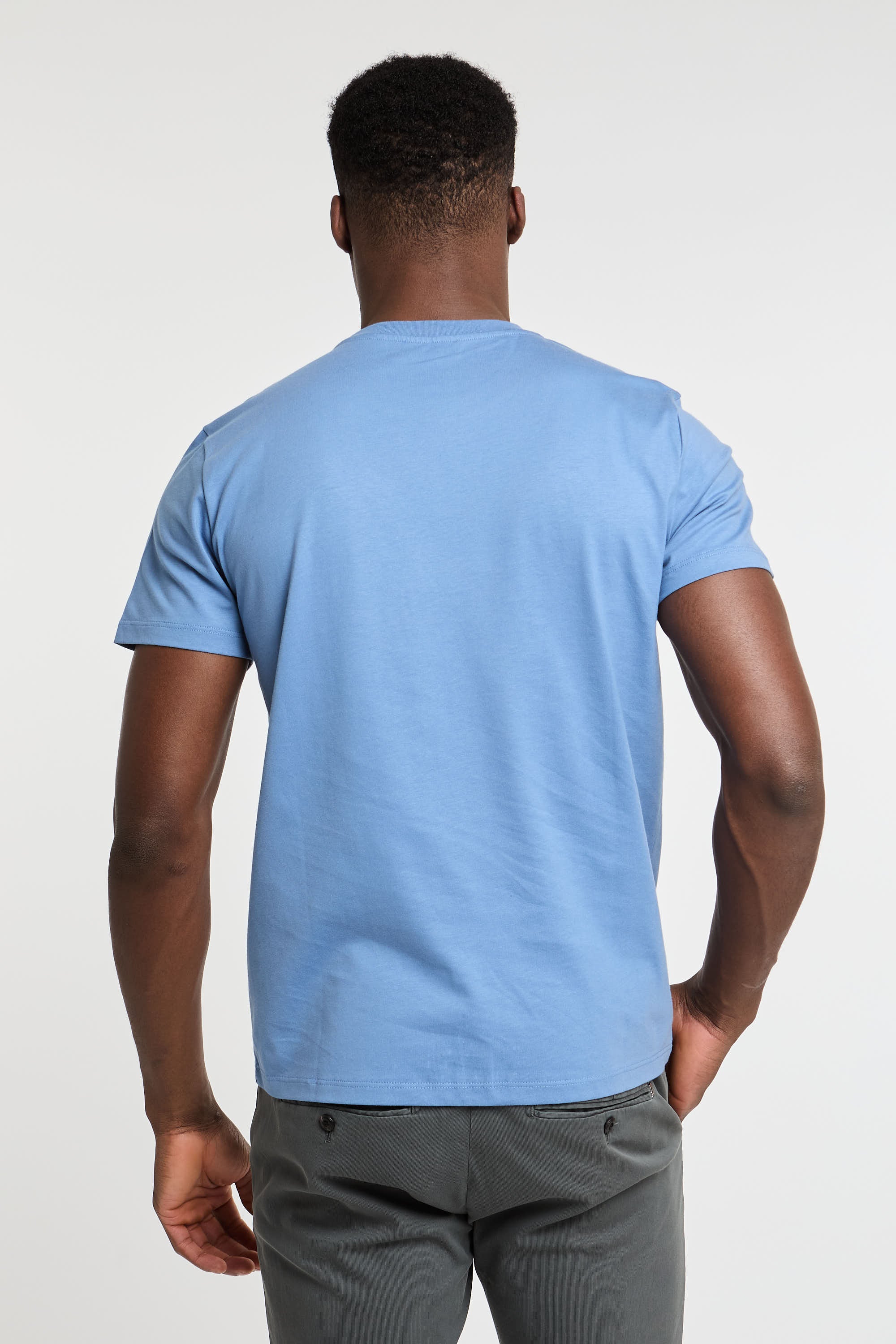 Dondup T-Shirt Cotton Light Blue-3