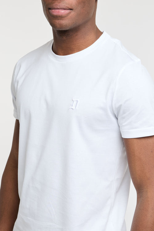 Dondup White Cotton T-Shirt-2