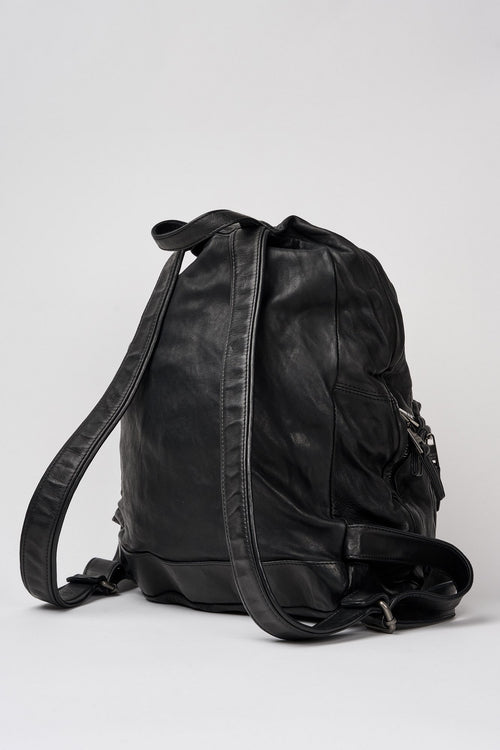 Giorgio Brato Backpack 6520 Leather Black-2