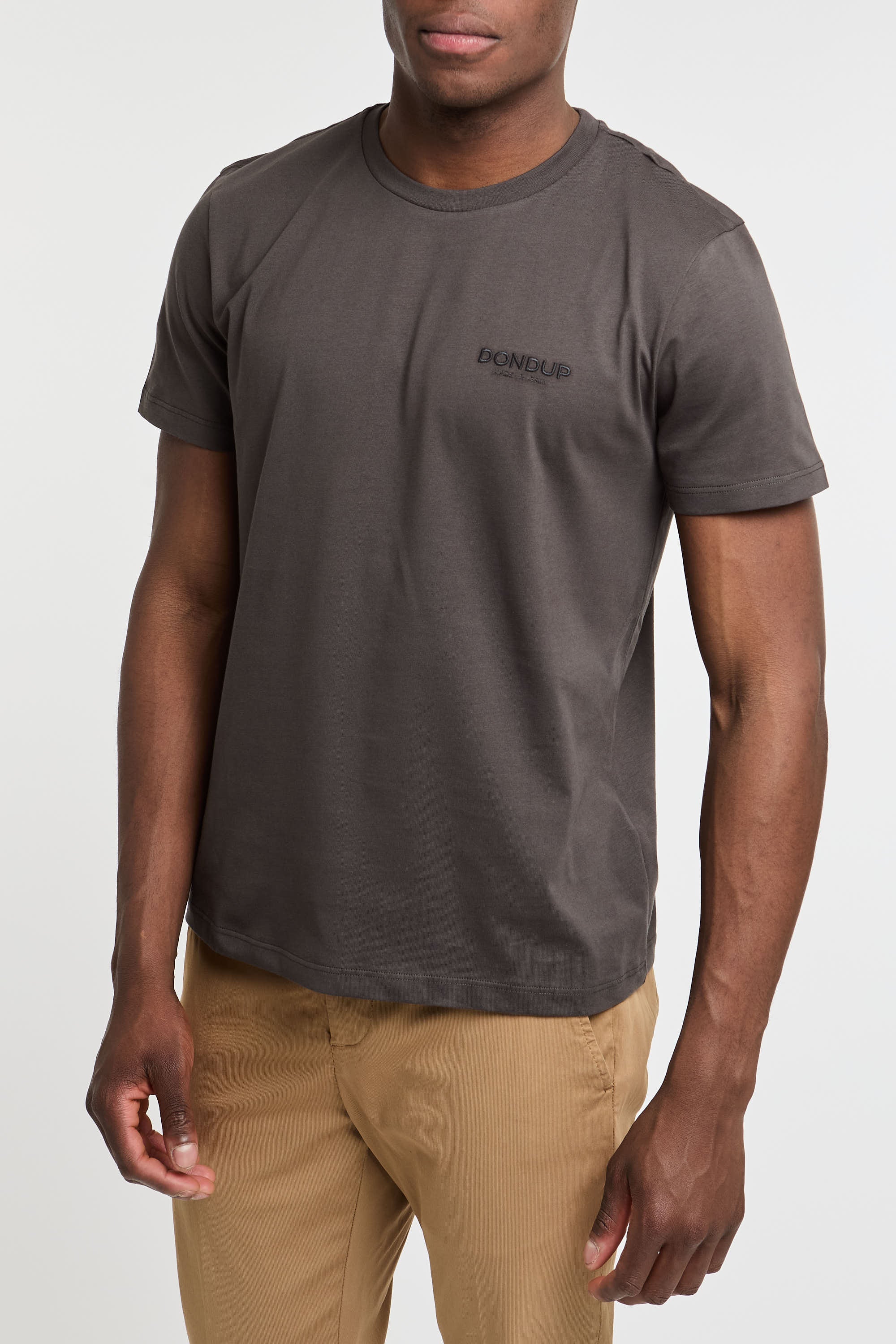 Dondup Cotton T-shirt Grey-4