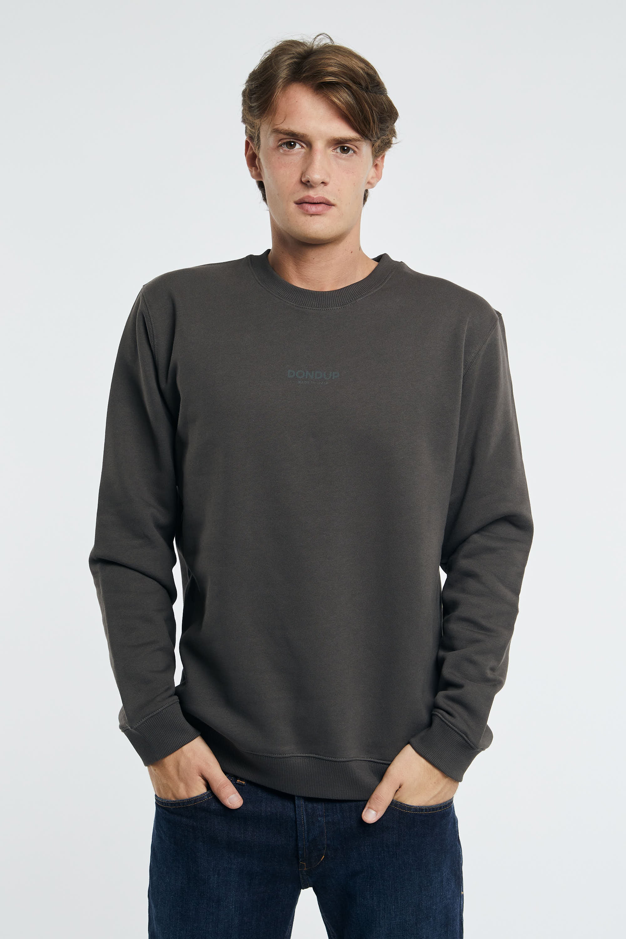 Sweatshirt with central logo-3