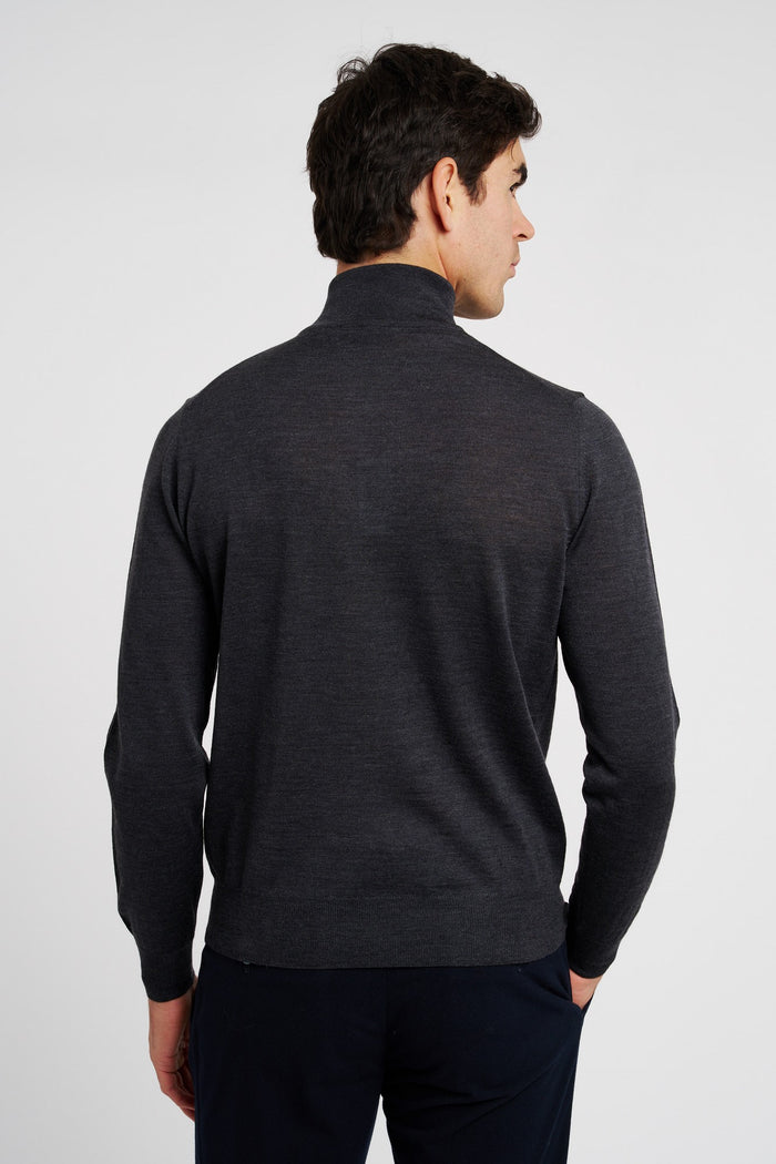 canali-knitted-zip-up-wool-sweater-grey-5