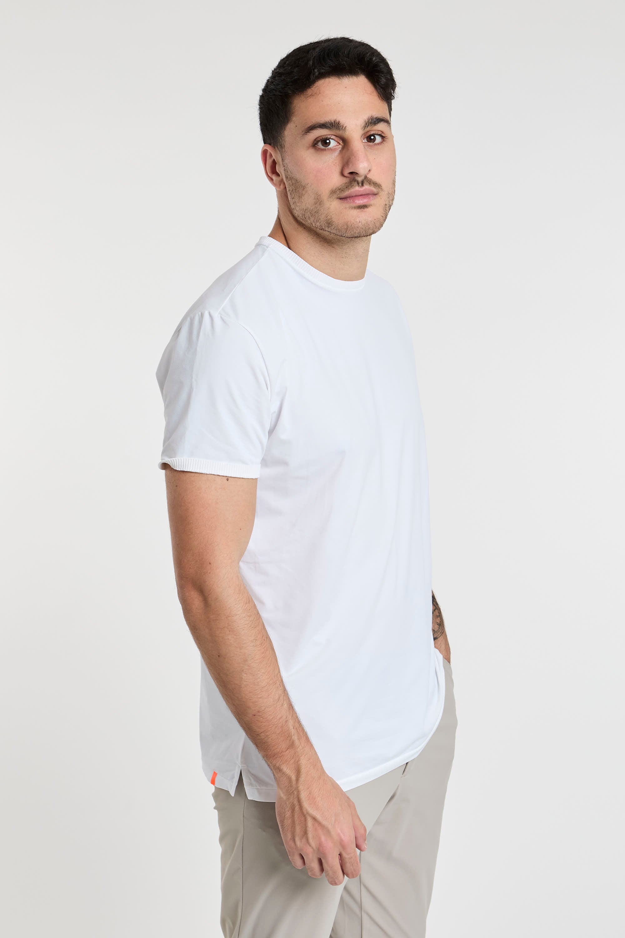 RRD Stretch Oxford White T-shirt-4