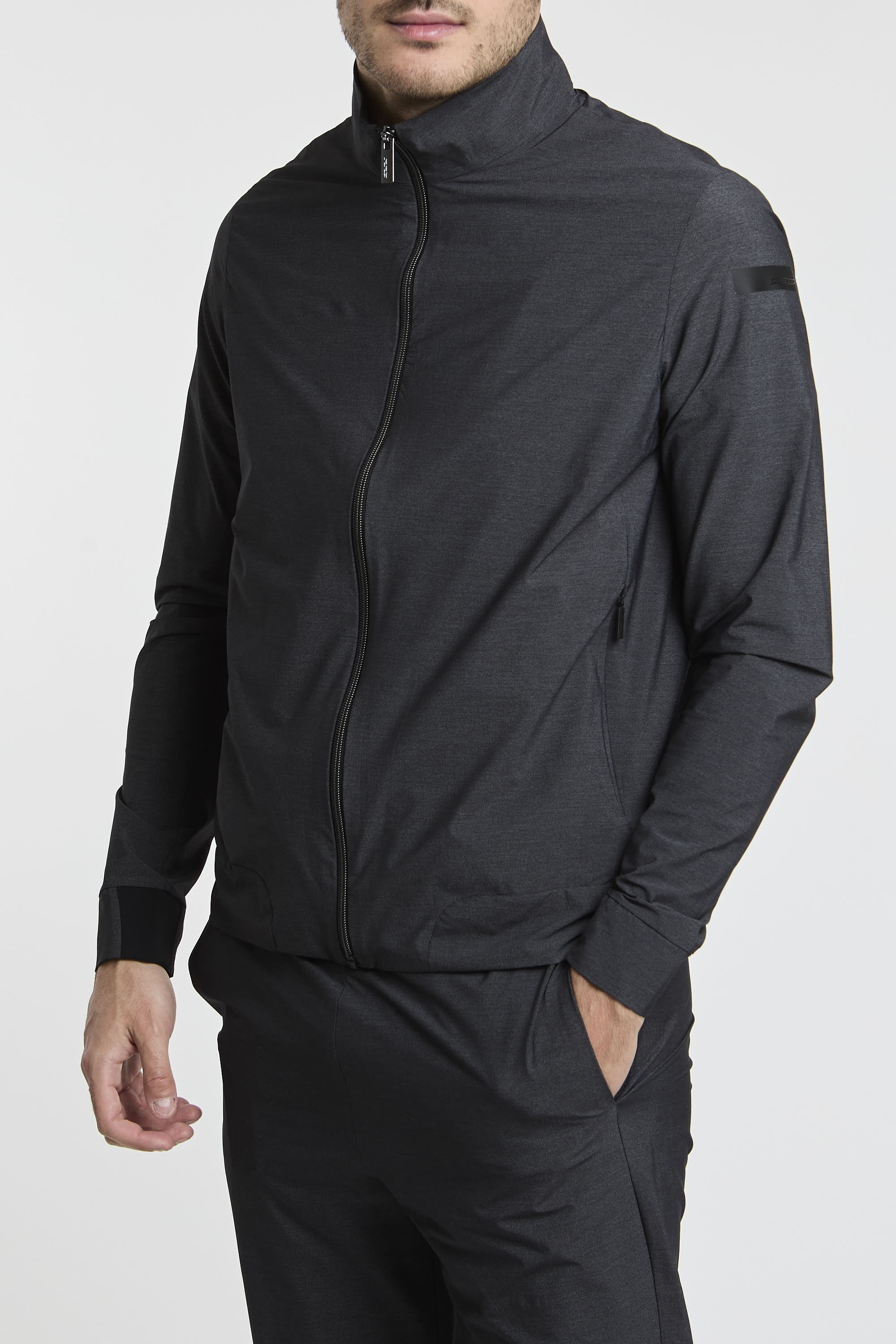 RRD Sweatshirt Extralight Full Zip Fleece aus Polyamid/Elasthan in Grau-1