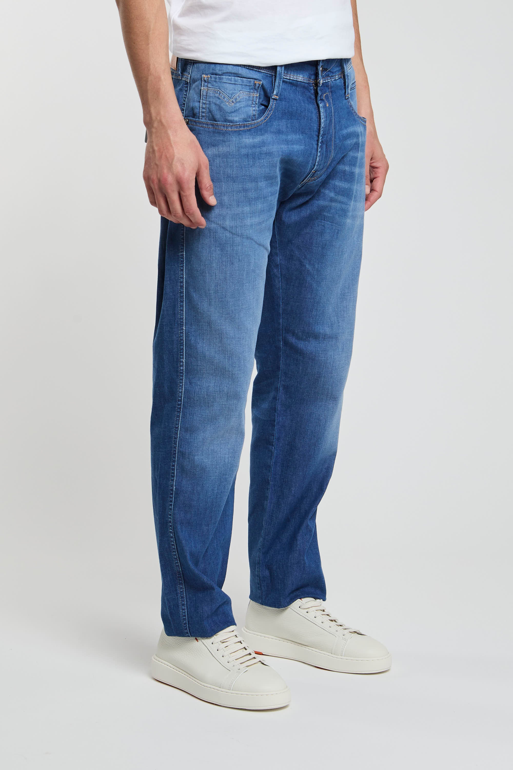 Replay Jeans Slim Fit aus Denim in Baumwolle/Lyocell/Elastomultiester/Elasthan-3