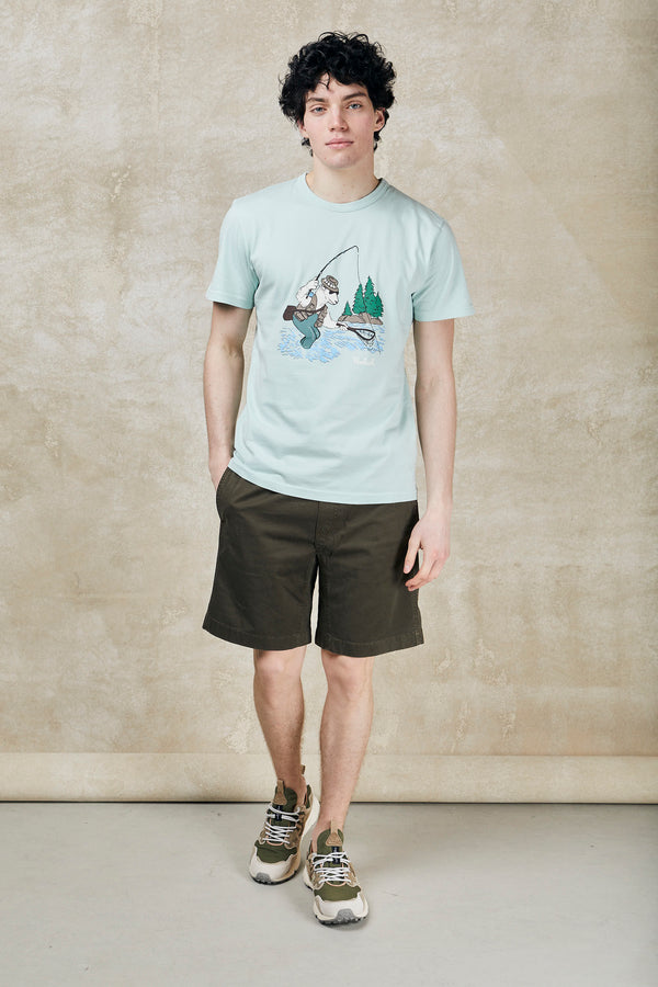 T-shirt in puro cotone con illustrazione - 5