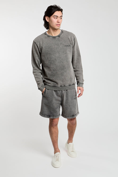 Dondup Cotton Sweatshirt in Grey-2