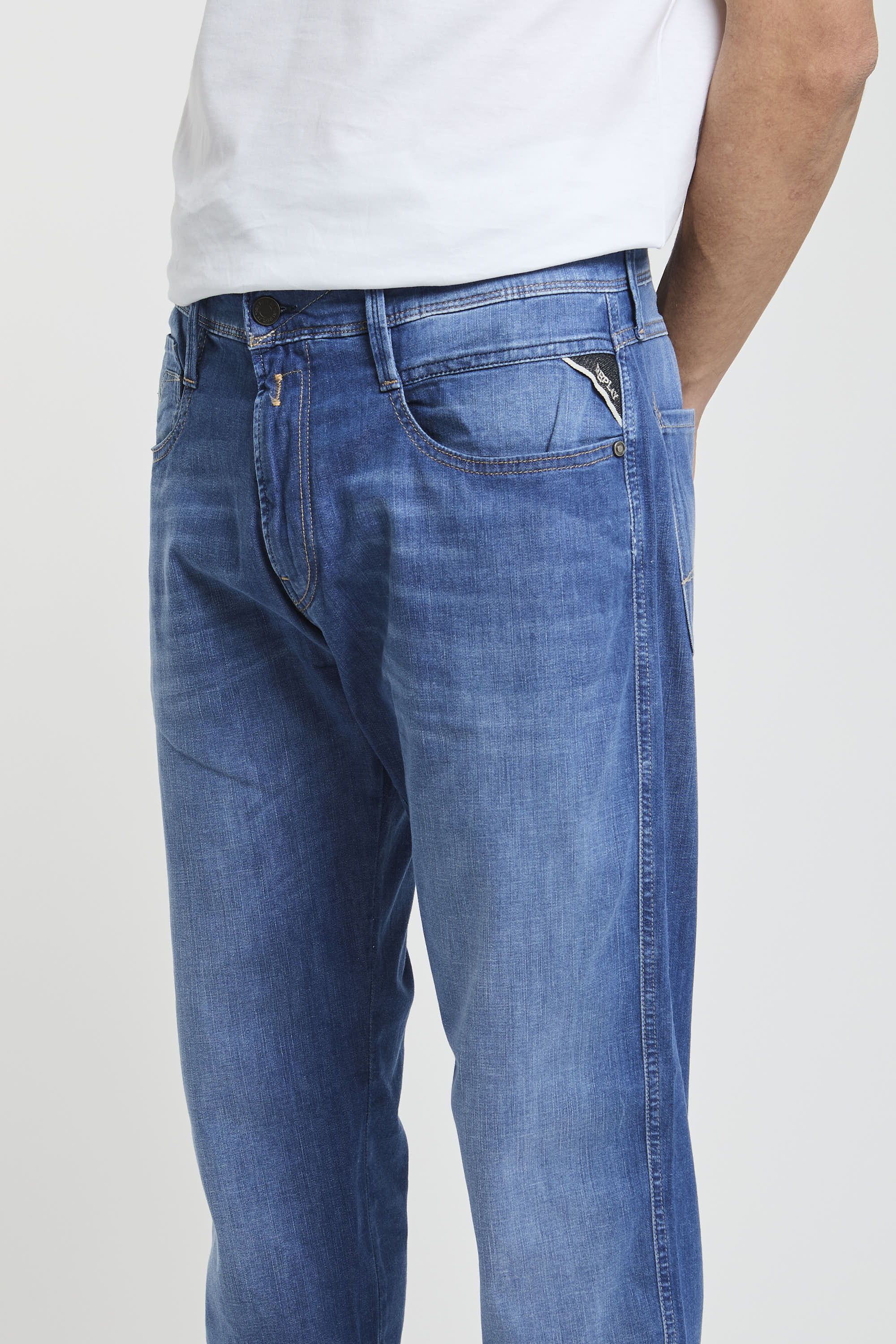 Replay Jeans Slim Fit aus Denim in Baumwolle/Lyocell/Elastomultiester/Elasthan-2