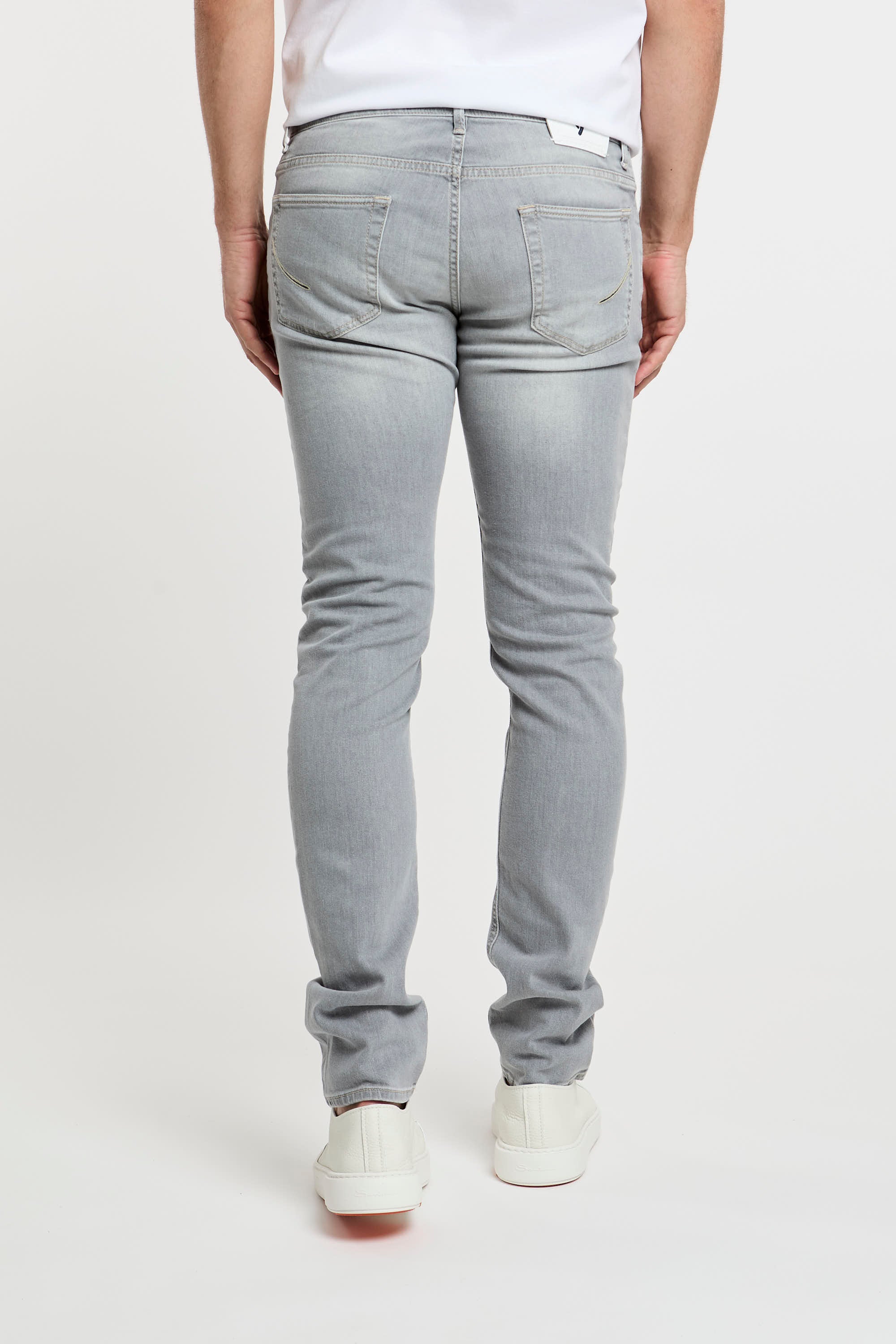 Ausgewählte Jeans Orvieto Baumwolle Grau-5