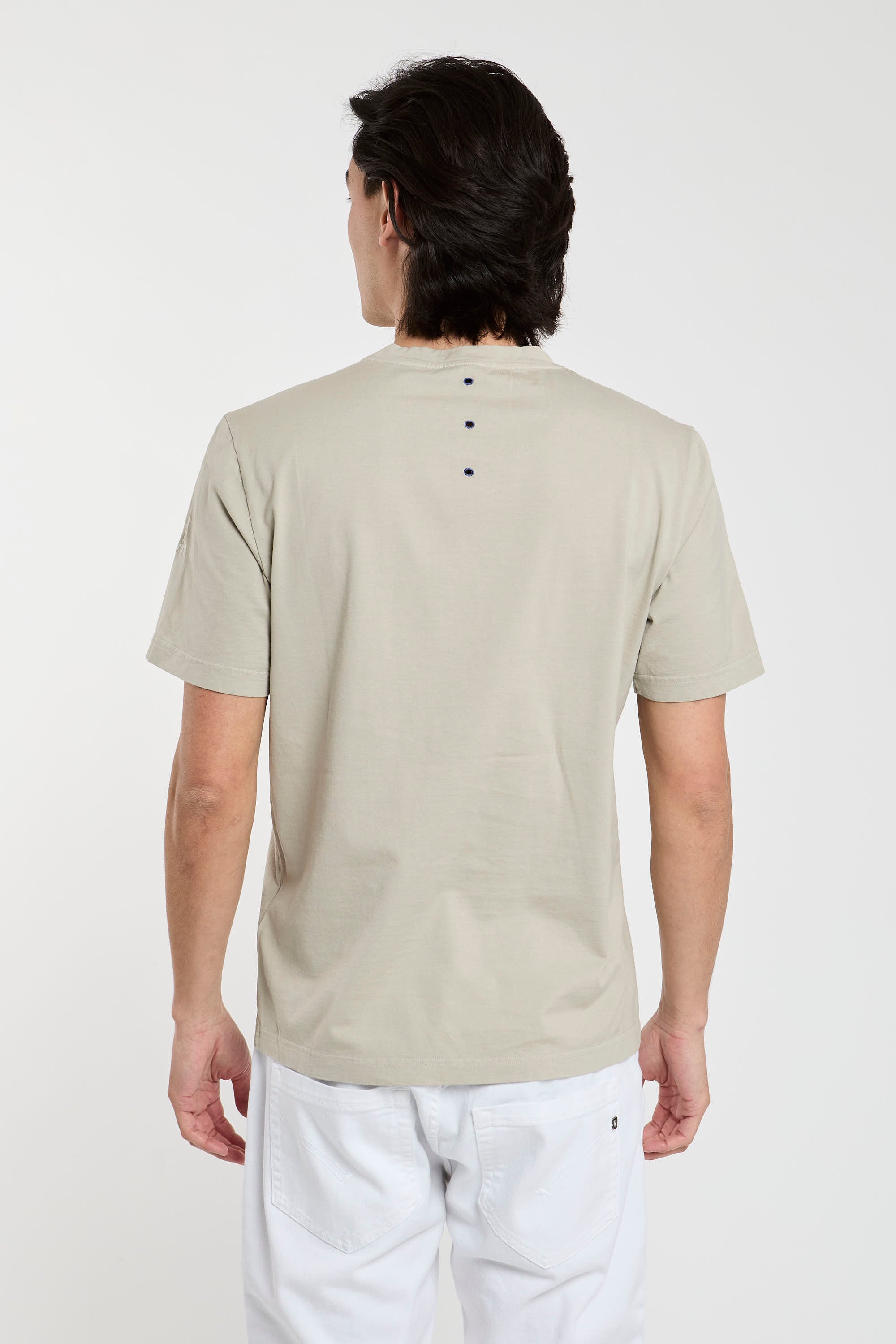 Premiata Cotton Jersey T-Shirt in Sand-3