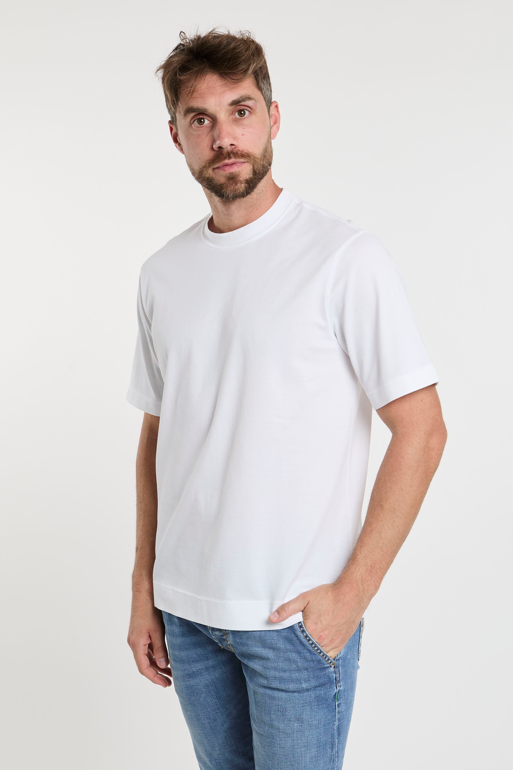 Circolo 1901 T-Shirt Baumwolle Weiß 6505-5