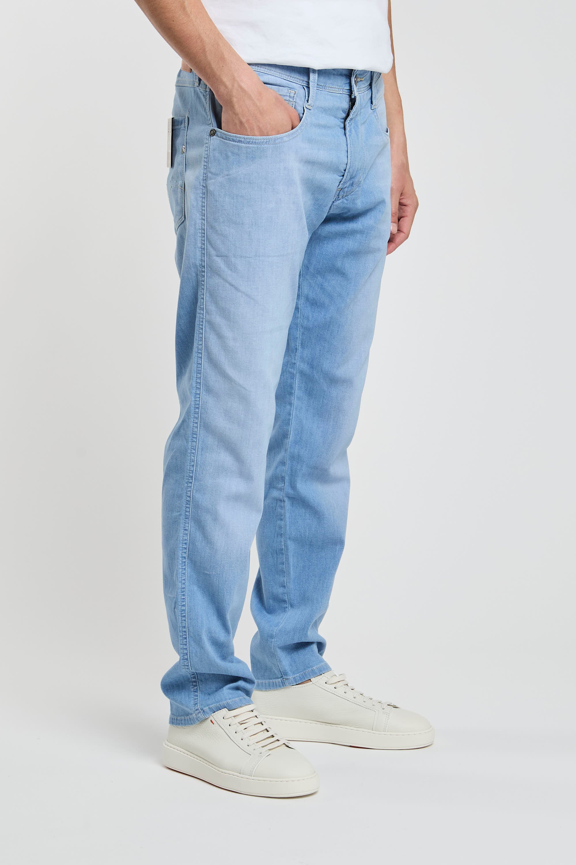 Replay Light Blue Slim Fit Jeans Cotton/Lyocell/Elastomultiester/Elastane-3