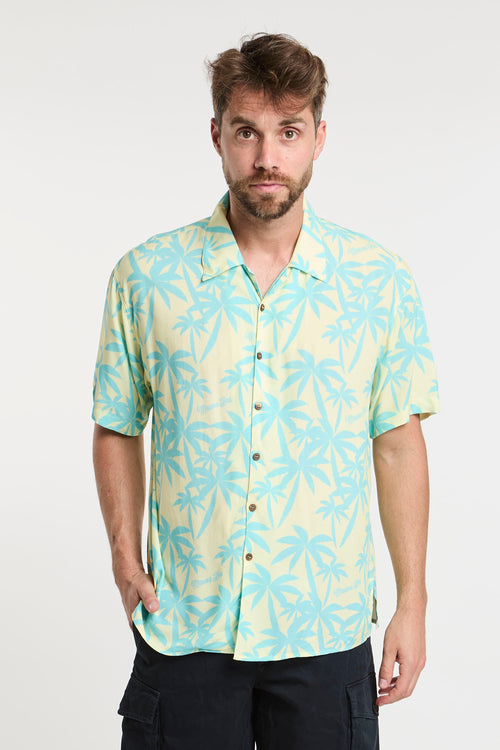 Mauna Kea Hemd mit All-Over-Druck Viskose Gelb
