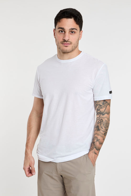 RRD T-Shirt Crepe Shirty Baumwolle Weiß-2