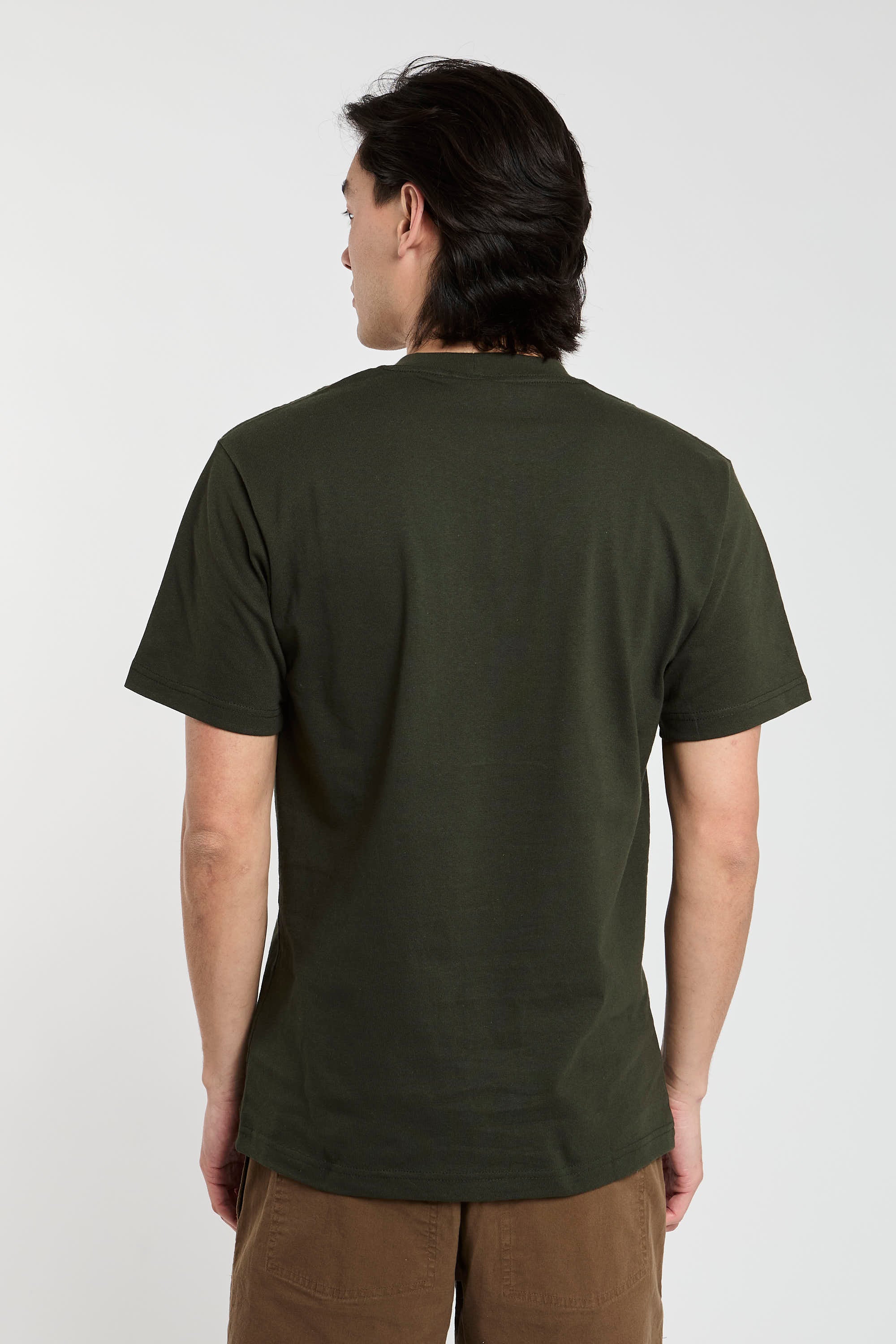 Filson T-Shirt Jersey Grün aus Baumwolle-6