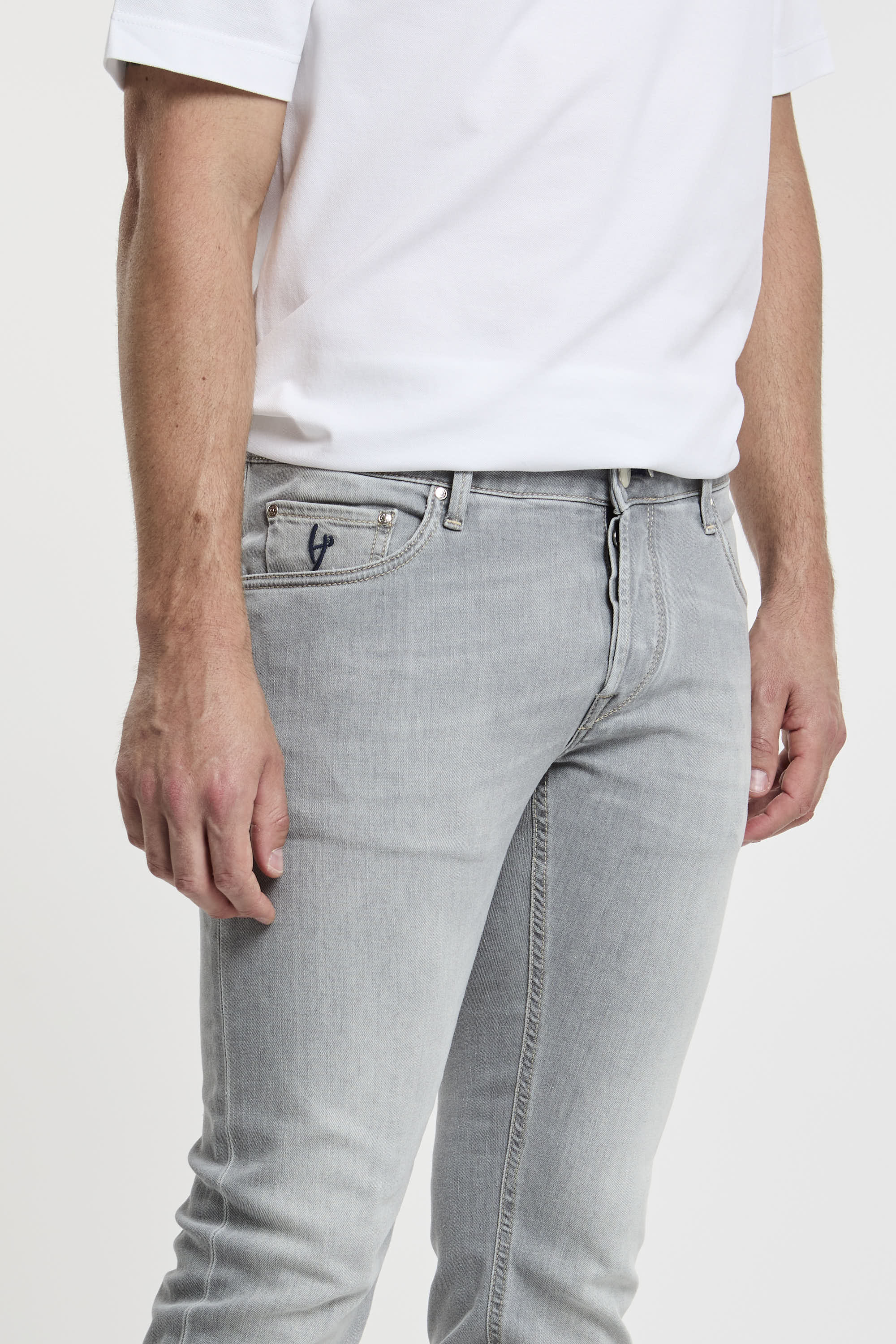 Handpicked Jeans Orvieto Cotton Grey-4