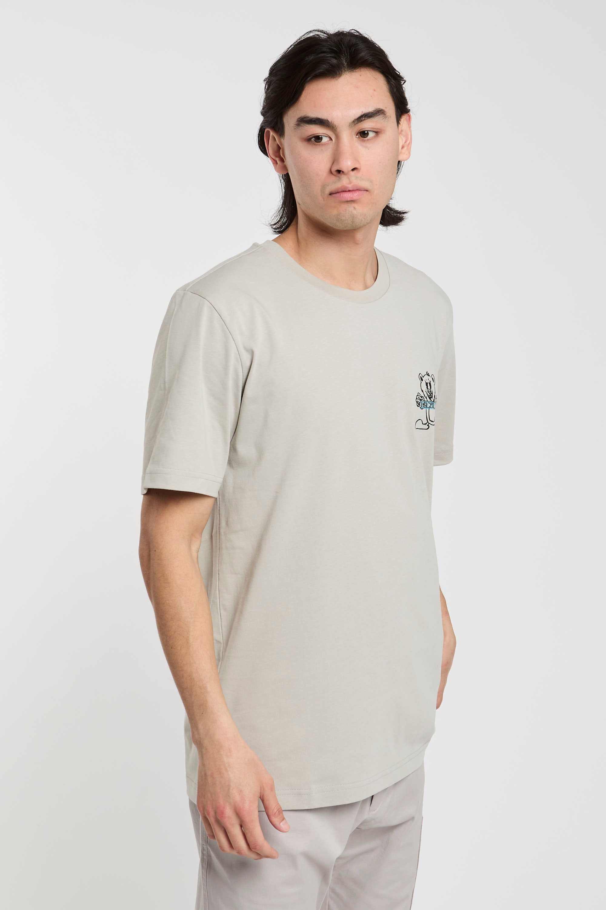Iceberg T-Shirt Jersey Baumwolle Beige-3