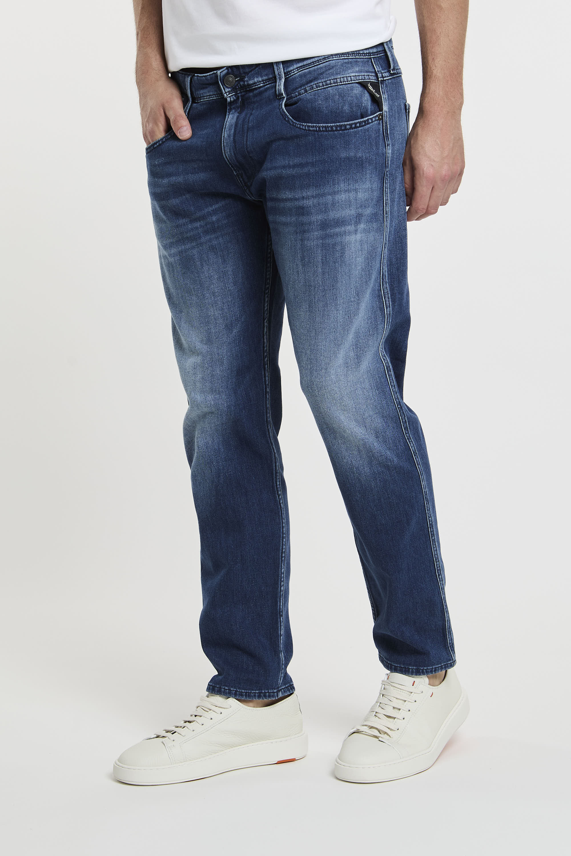 Replay Jeans Slim Fit Anbass Baumwolle/Polyester Denim-1