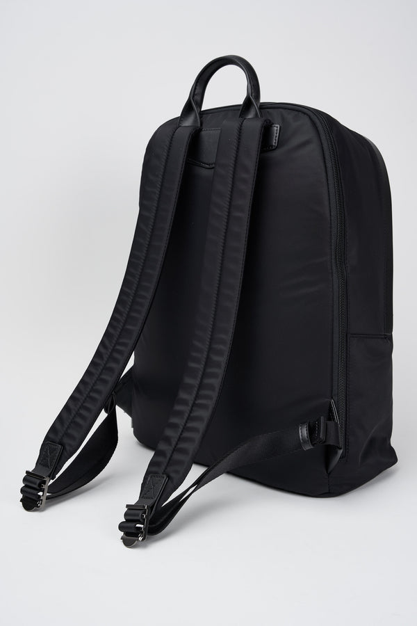 Emporio Armani Rucksack Sustainability Values in recyceltem Nylon Schwarz - 5