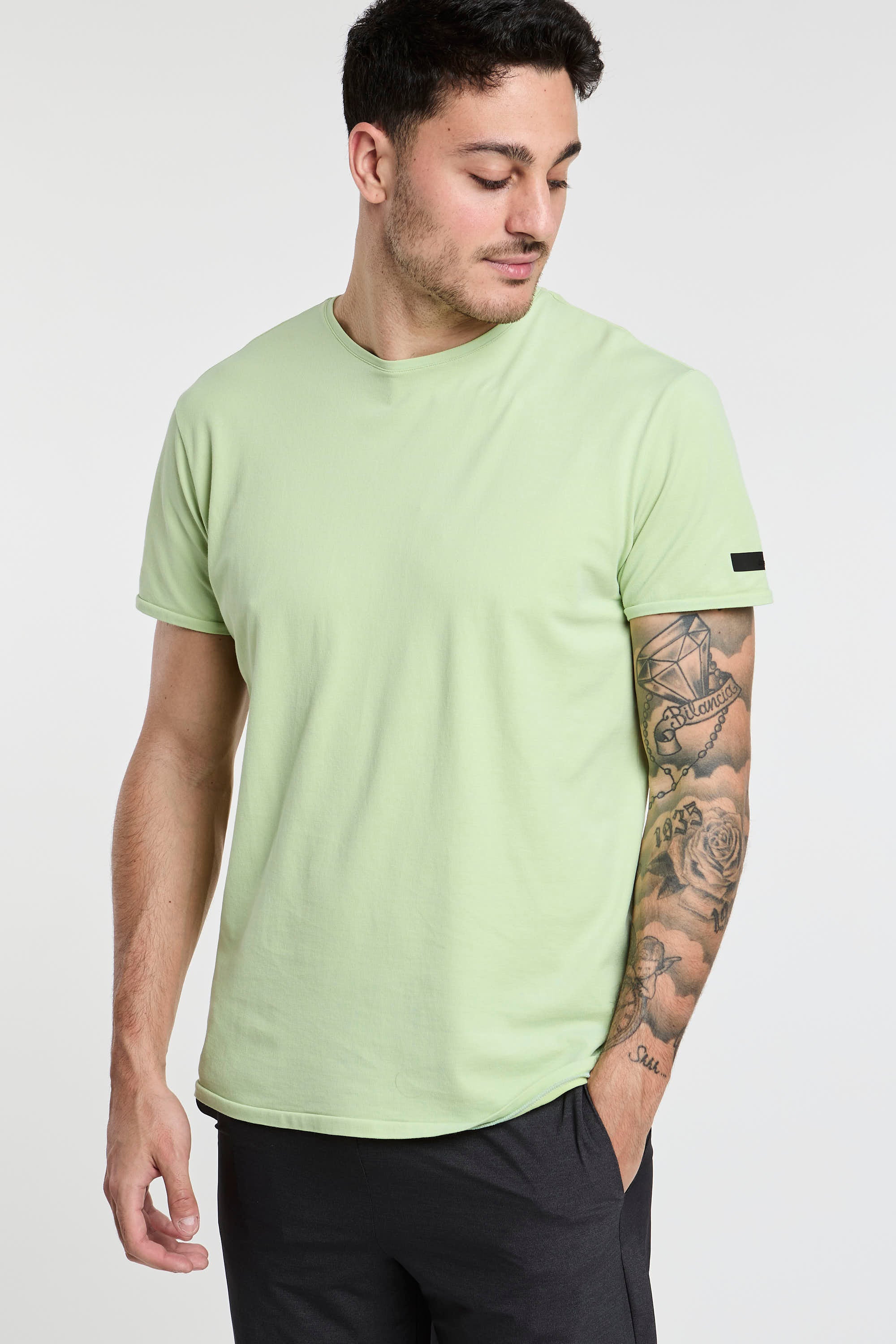 RRD T-Shirt Doticon Piquet Elastisch Baumwolle/Nylon Farbe Minze-1