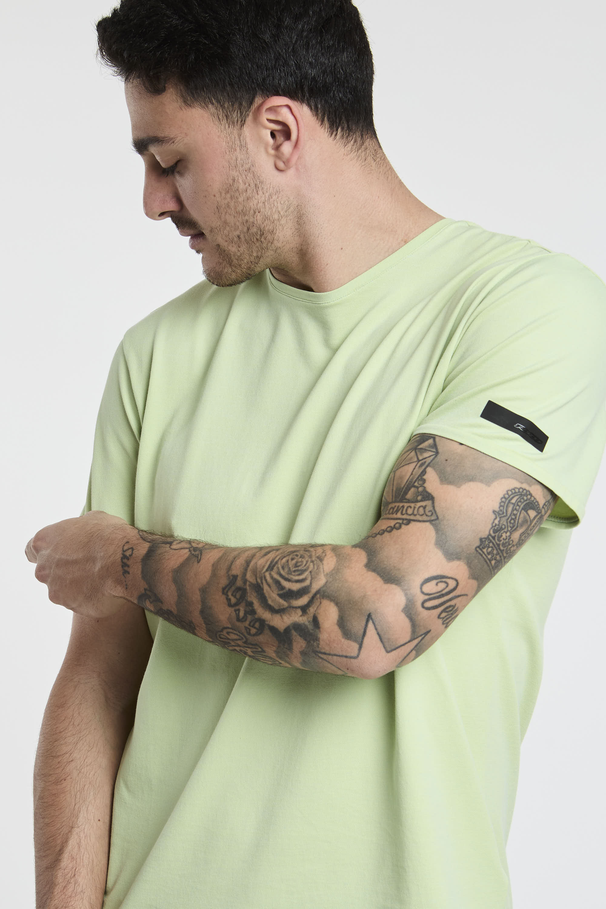 RRD T-Shirt Doticon Piquet Elastisch Baumwolle/Nylon Farbe Minze-4