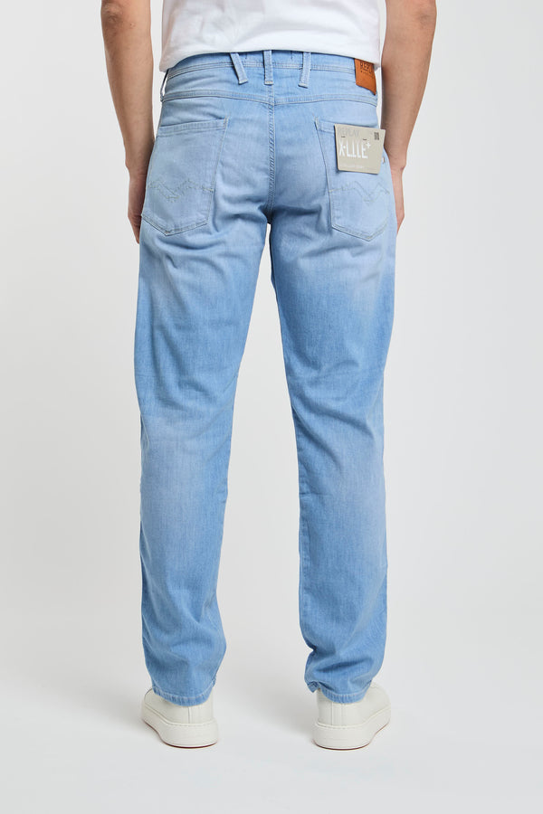 Replay Light Blue Slim Fit Jeans Cotton/Lyocell/Elastomultiester/Elastane - 5