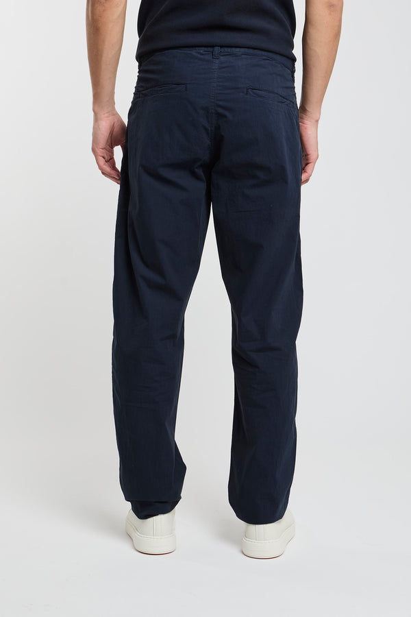 Aspesi Cotton Poplin Chino Trousers Blue - 5