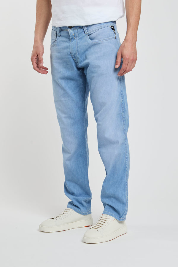 Replay Light Blue Slim Fit Jeans Cotton/Lyocell/Elastomultiester/Elastane - 1