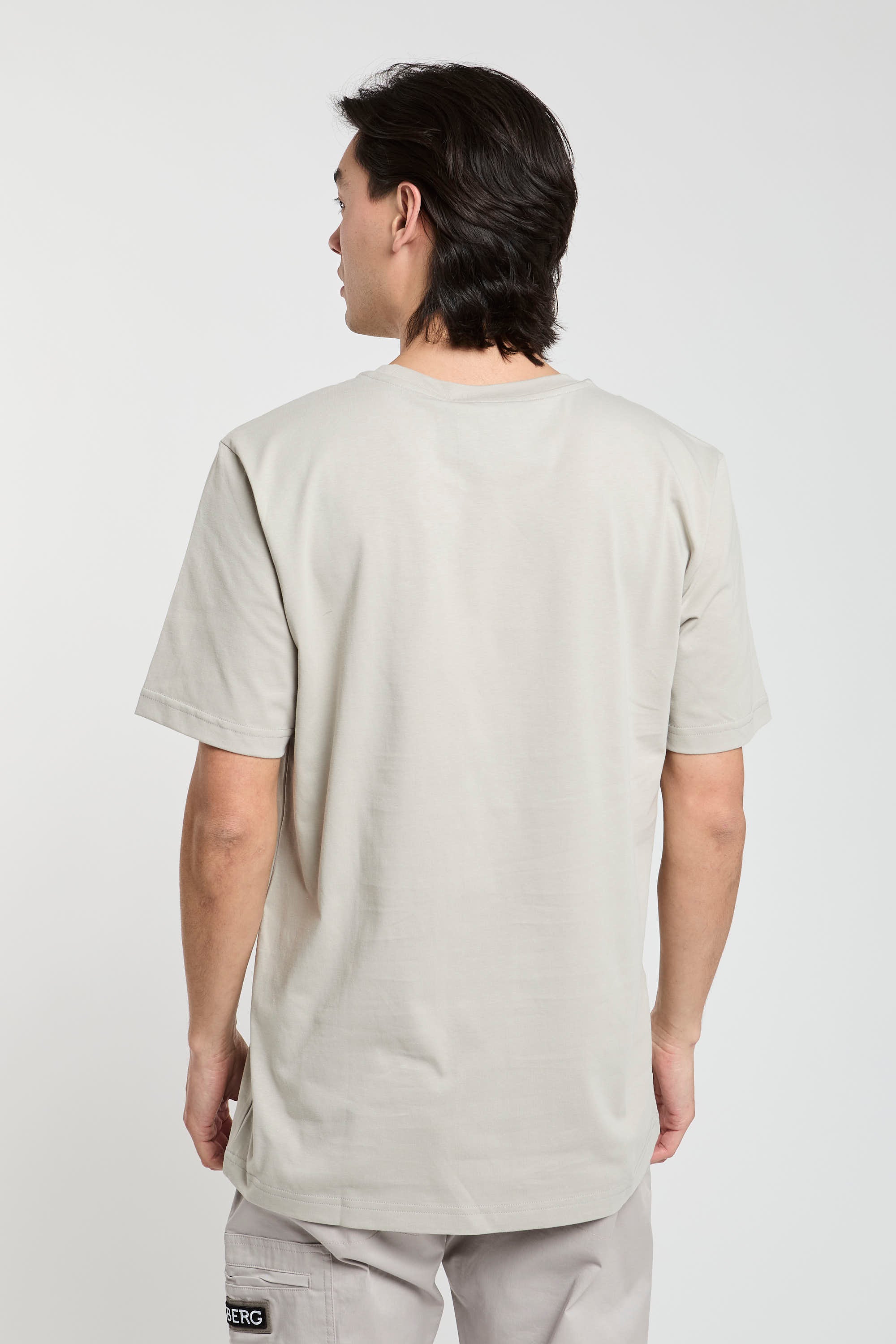 Iceberg Beige Cotton Jersey T-Shirt-4