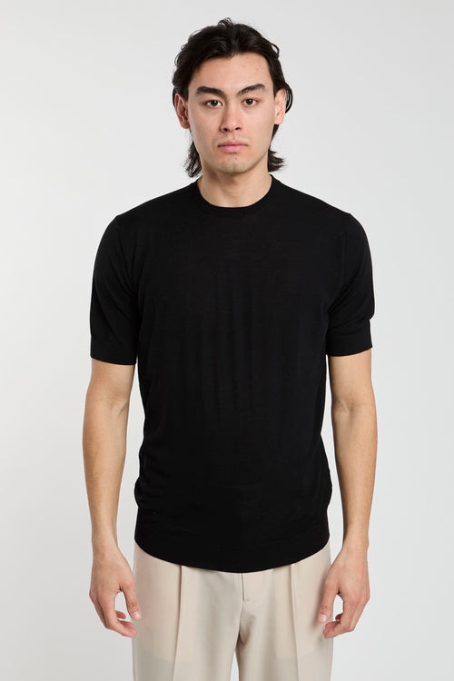Filippo De Laurentiis Wool T-shirt Black
