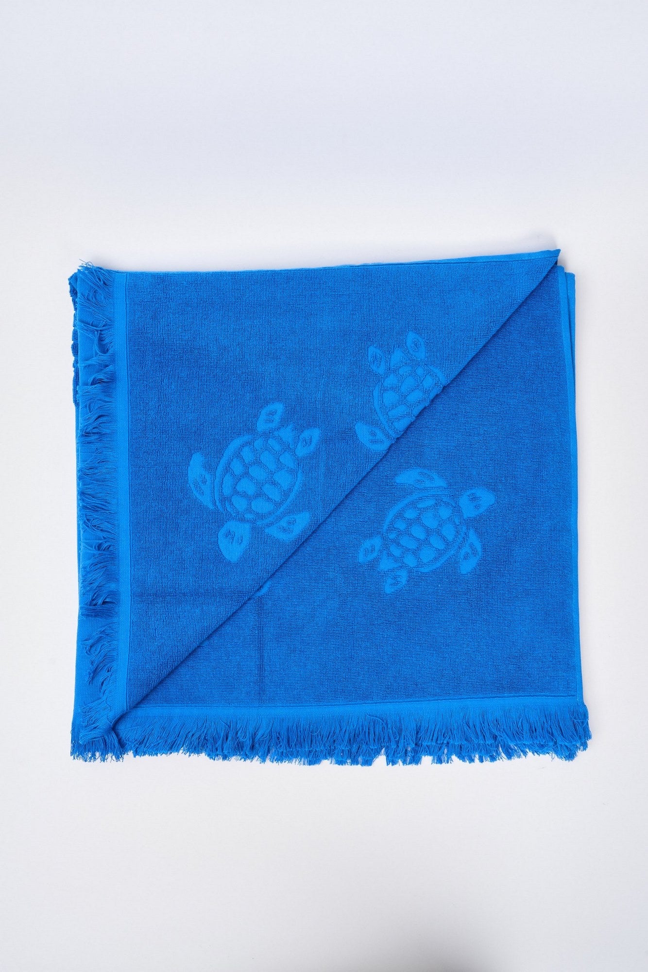 Vilebrequin Blue Cotton Beach Towel-3