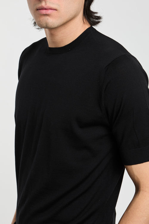 Filippo De Laurentiis Wool T-shirt Black-2