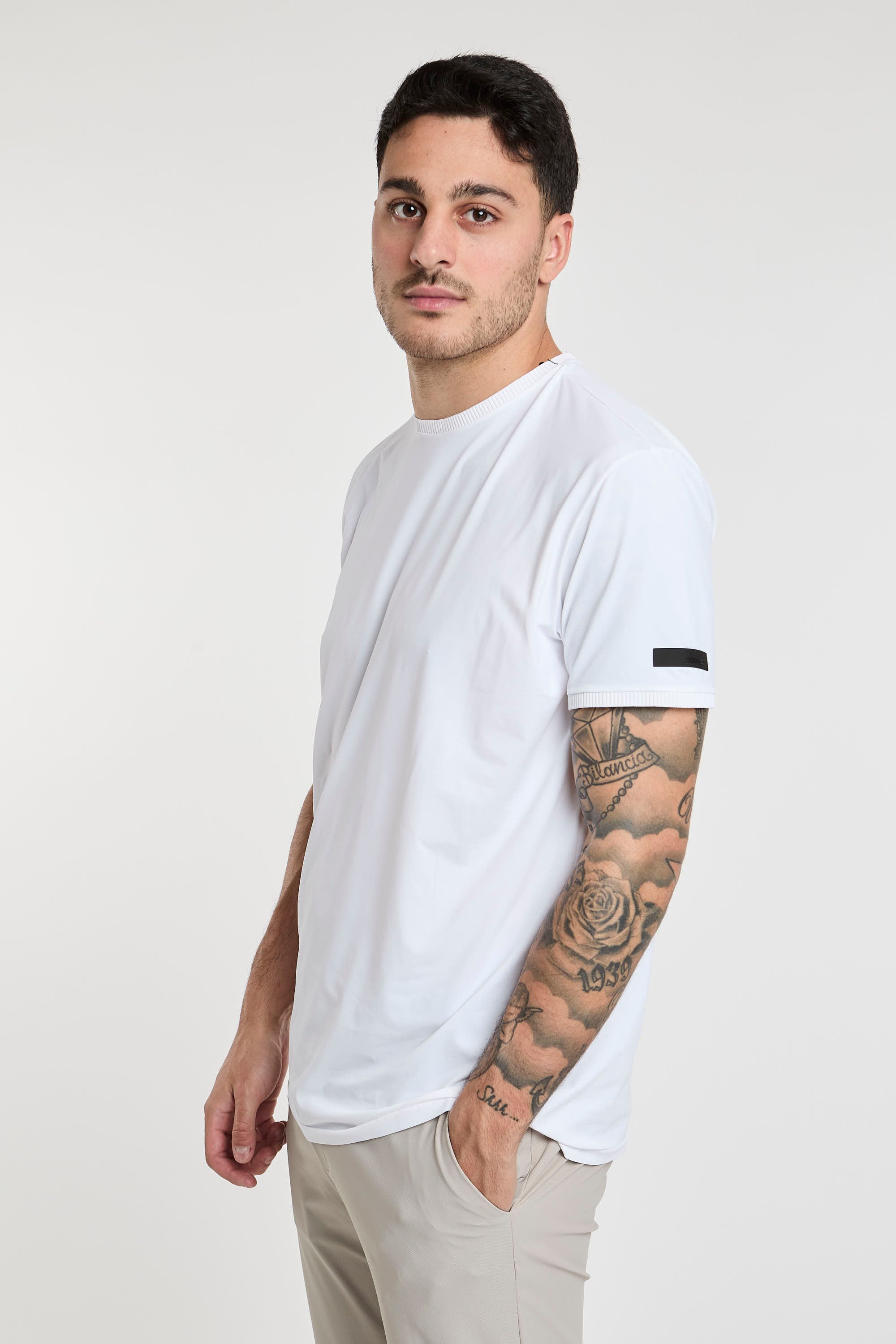 RRD Stretch Oxford White T-shirt-5