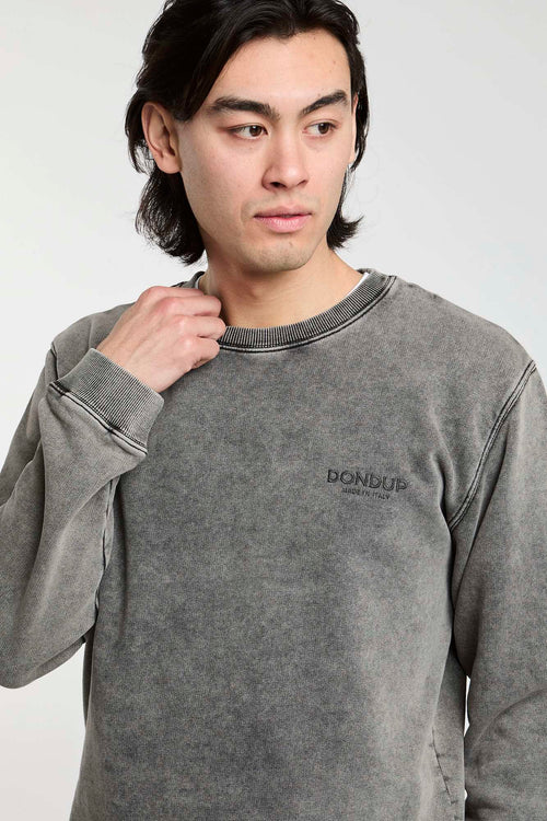 Dondup Cotton Sweatshirt in Grey