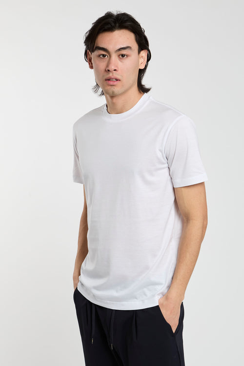 Emporio Armani T-Shirt Lyocell/Baumwollmischung Weiß-2