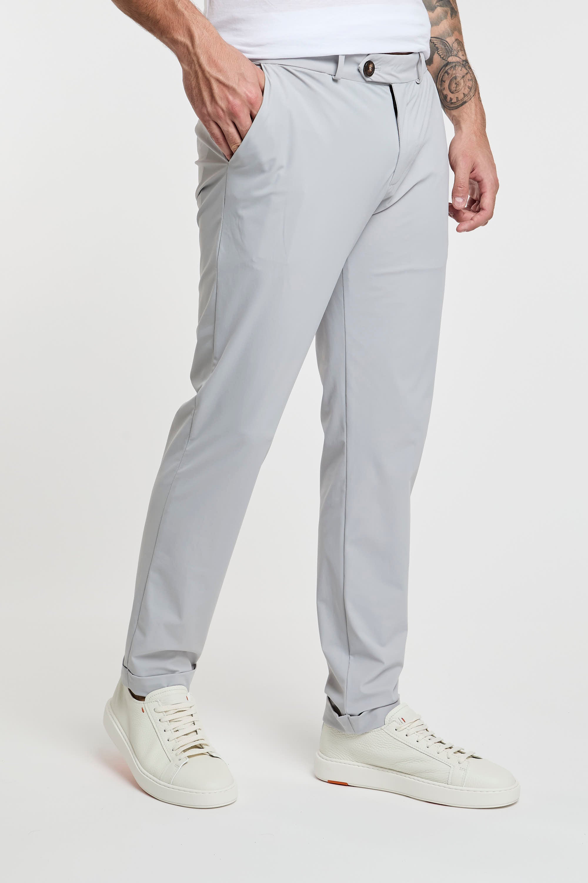 RRD Revo Chino Trousers Polyamide/Elastane Grey-3