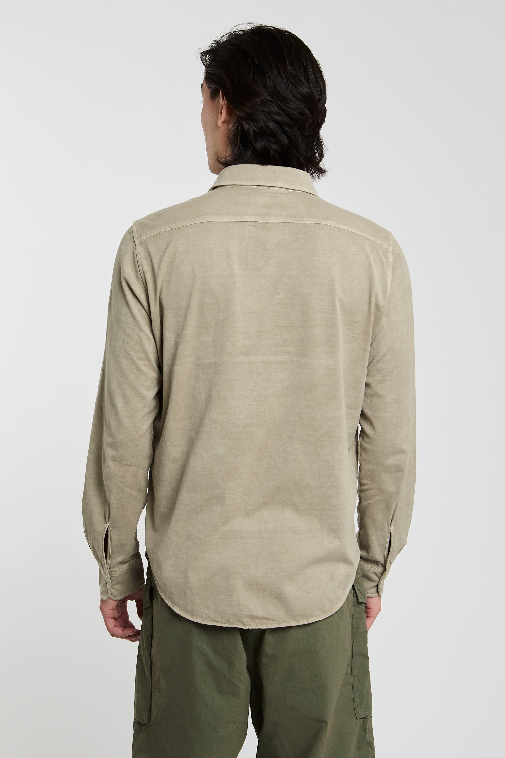 Aspesi Sand Cotton Shirt-5