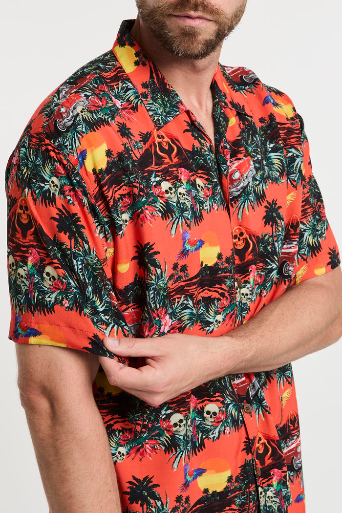 mauna-kea-hawaiian-print-viscose-shirt-orange-5