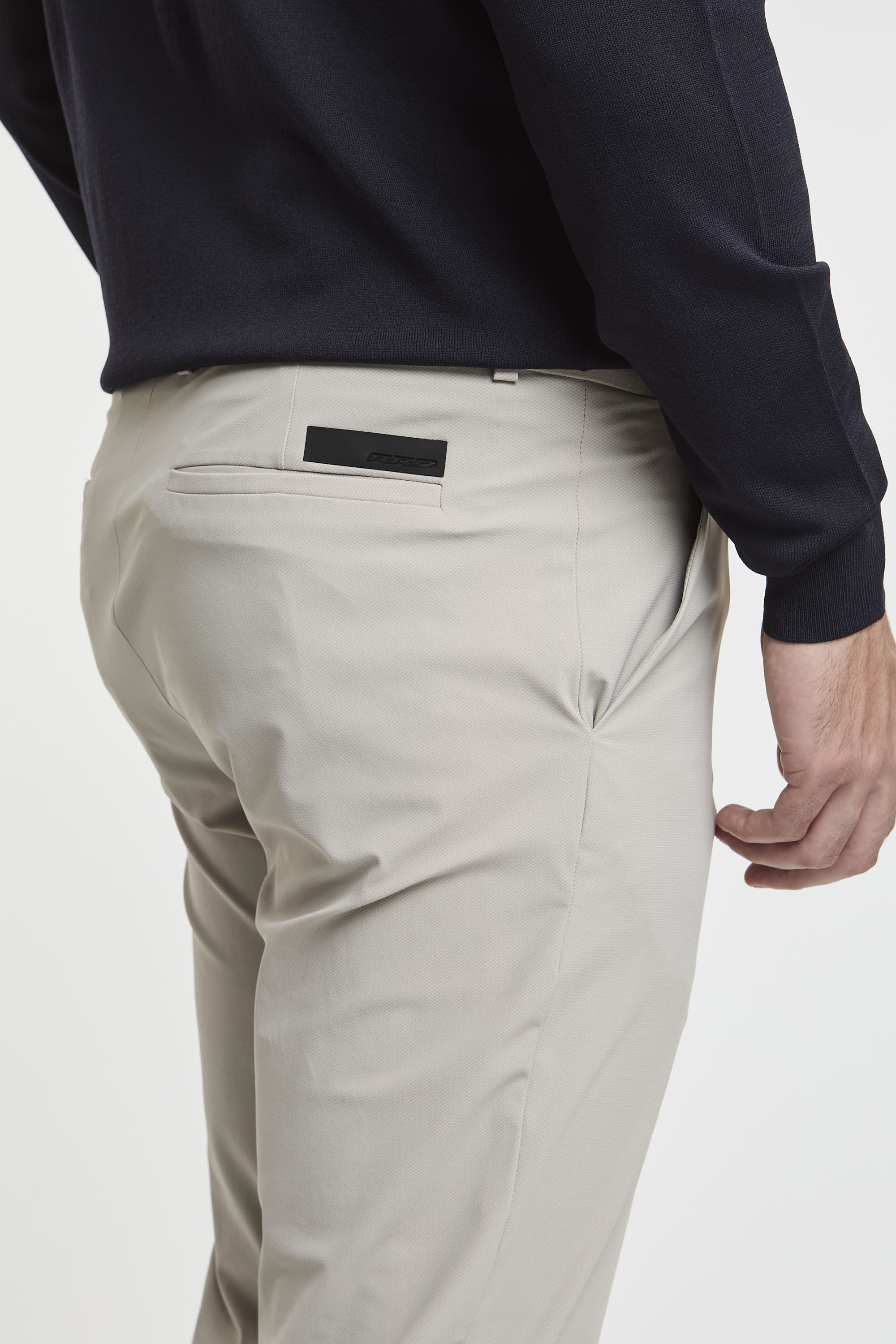 RRD Men's Micro Chino Nylon/Elastane Pants Beige-6